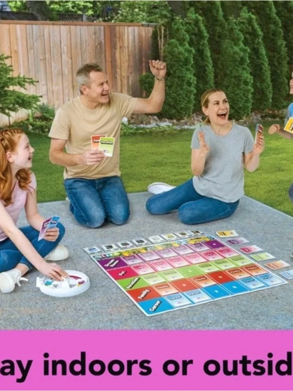 Hasbro Game of Life Spinner Wheel in Pink Yellow Blue Purple White NWT